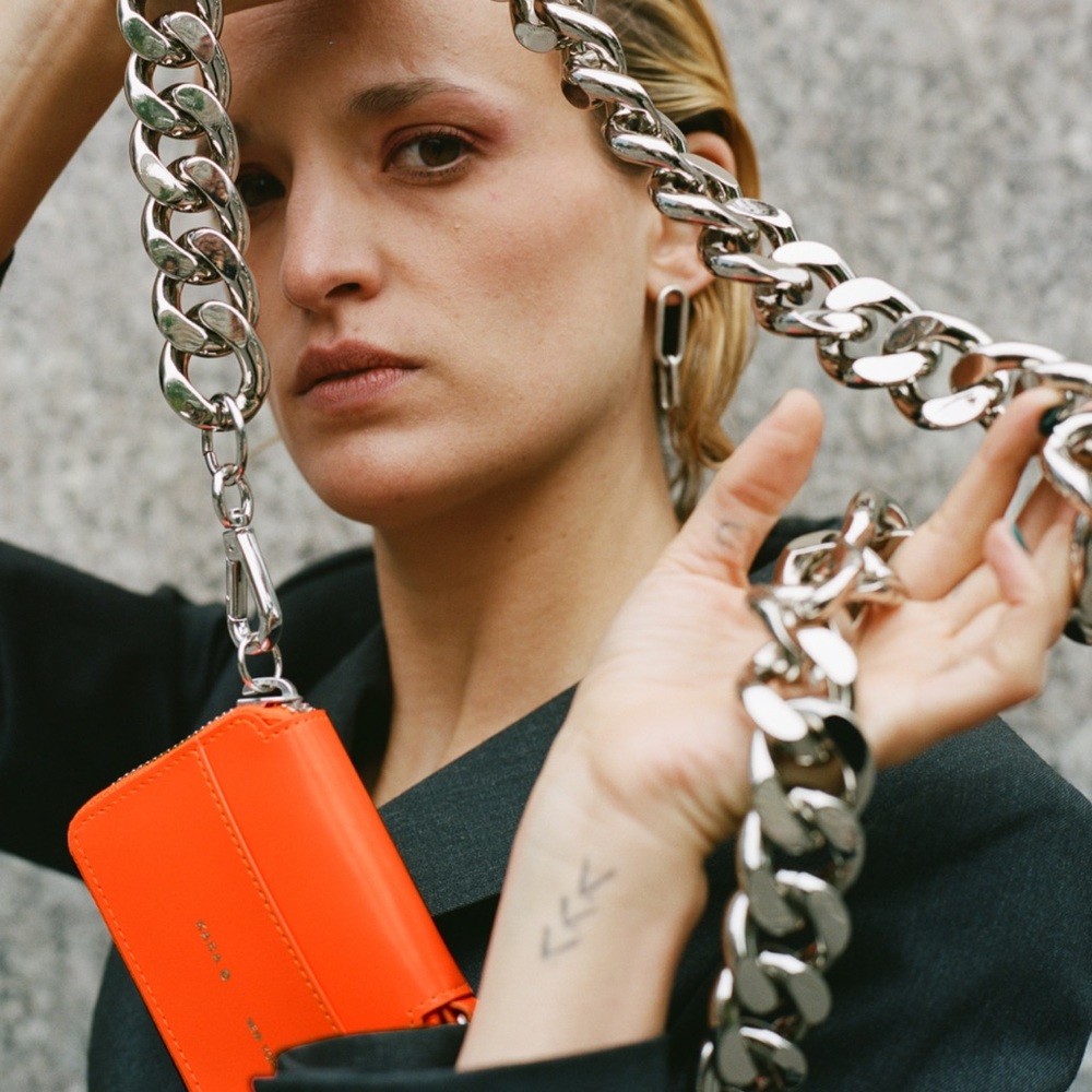 Kara Bike Chain Wallet Orange